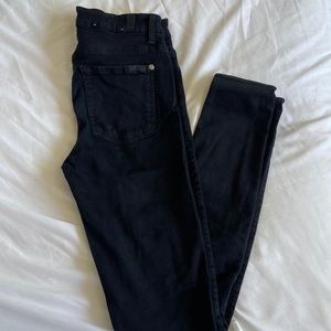 7 For All Mankind The High Waist Skinny - Size 28